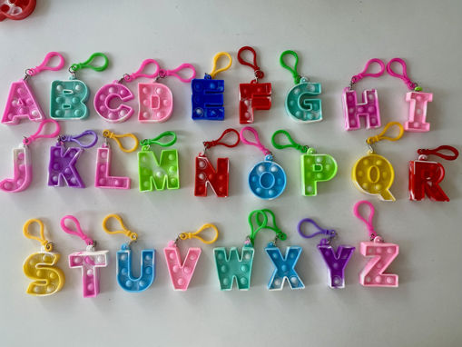 Picture of POPIT LETTER KEYCHAIN